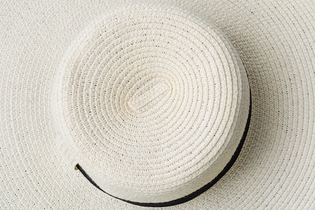 Free Photo texture of summer hat