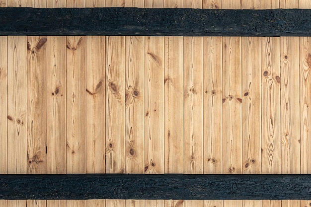 Free Photo texture of a wooden ceiling made of natural wood