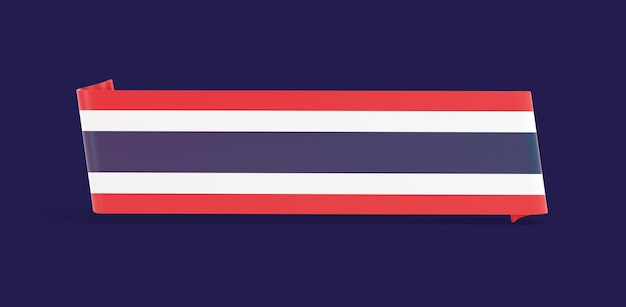 Free photo thailand flag banner