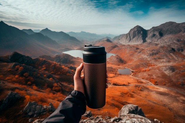 Thermos for sustainable travel movement