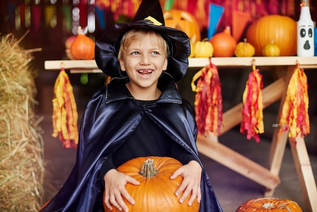 This pumpkin seems really heavy