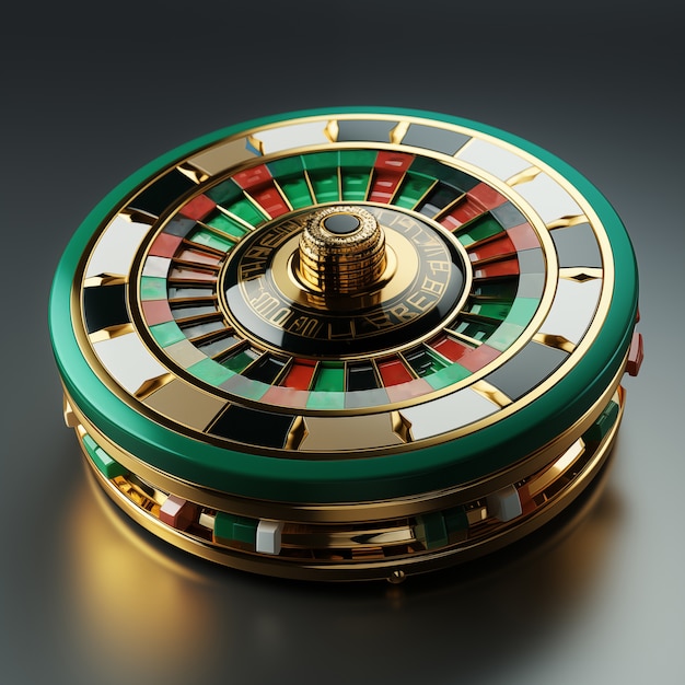 Three dimensional casino item