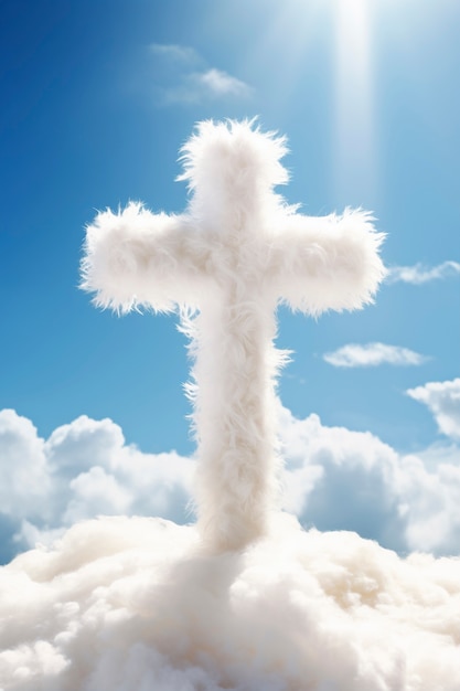 Free Photo three-dimensional religious cross