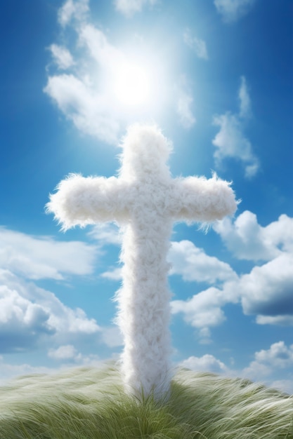 Free Photo three-dimensional religious cross