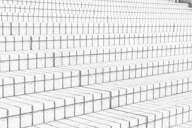 tile stairs in black and white tone