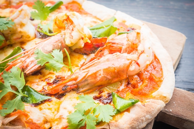 Free Photo tom yum pizza