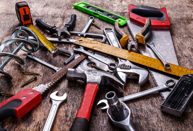 Tools on the table