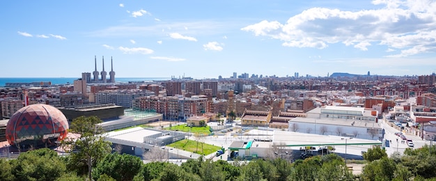 Top view of Badalona