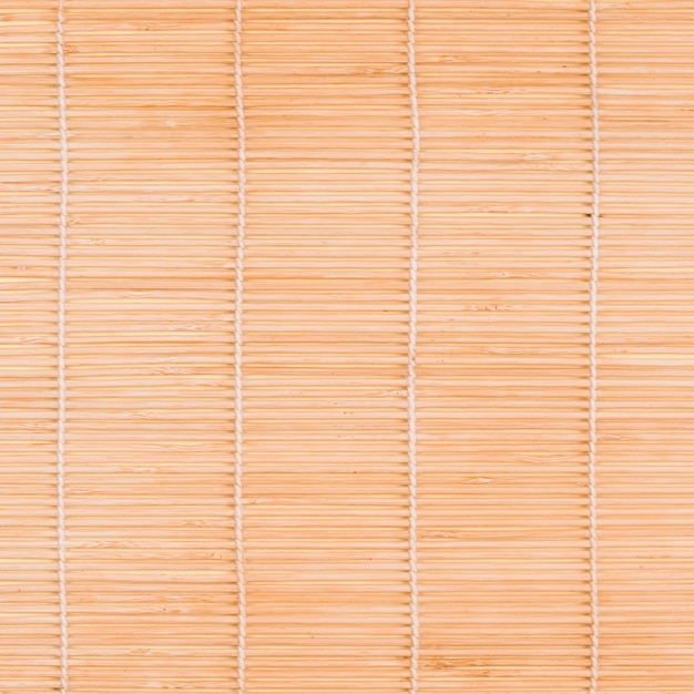 Free Photo top view of bamboo mat