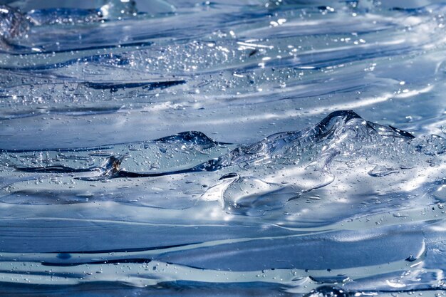 Top view close-up of hydroalcoholic gel