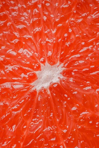 Top view grapefruit close-up background