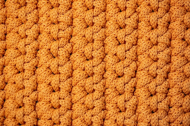 Top view of knitted fabric