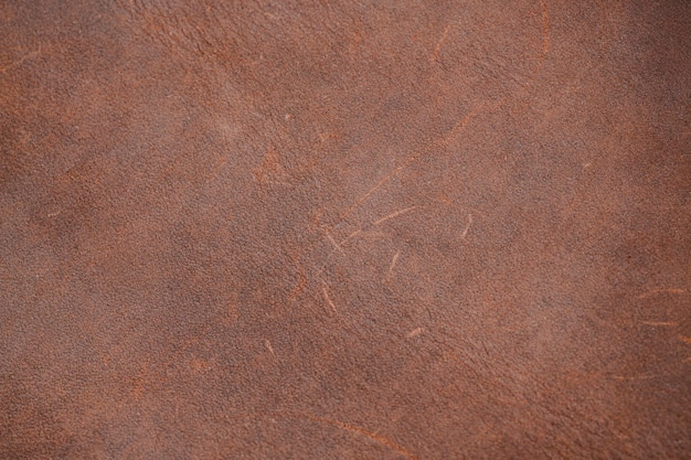 Free photo top view leather texture background