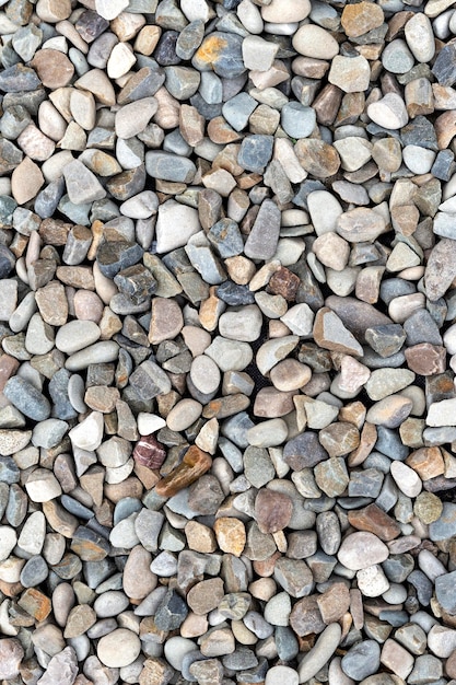 Free Photo top view pebbles arragement