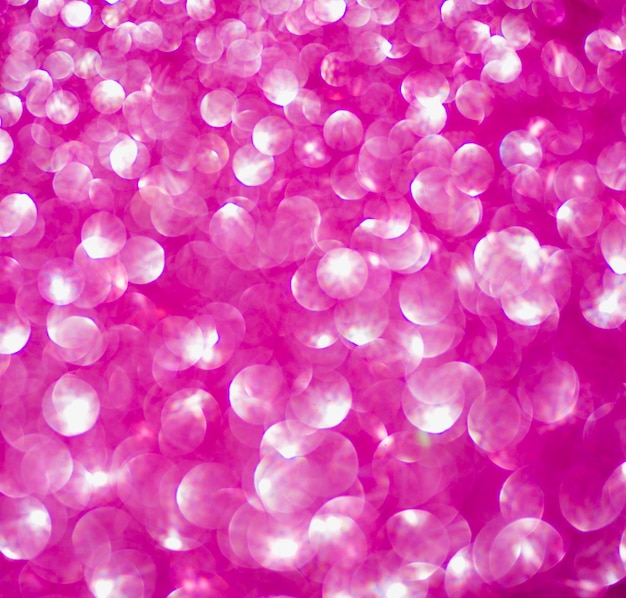 Top view pink glitter background