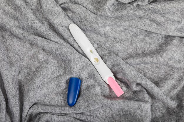 Top view pregnancy test