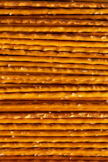 Top view salty sticks arrangement