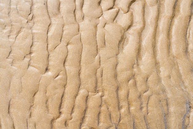 Top view of the sand at the beach under the sunlight perfect for wallpapers