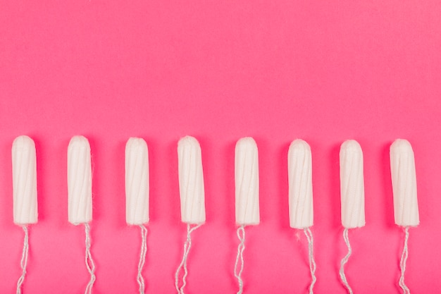 Top view tampon line