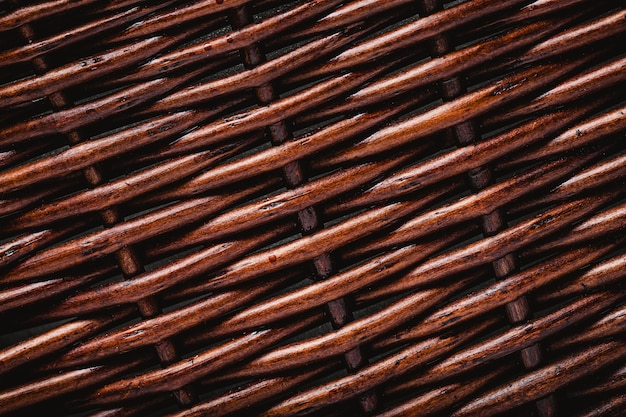 Free photo top view wooden basket wallpaper