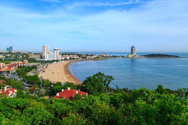 tourist city background light park rocks