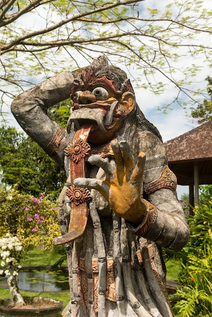 Traditional Balinese God statue