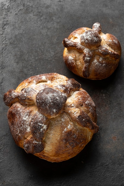 Traditional bread of dead assortment