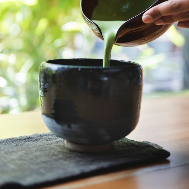 Traditional Japanese Matcha green tea