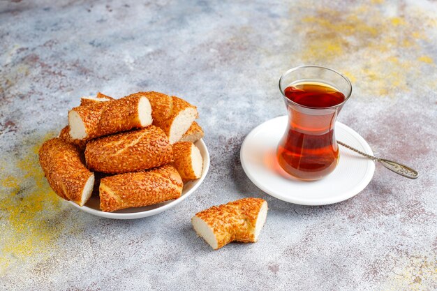 Traditional turkish breakfast.