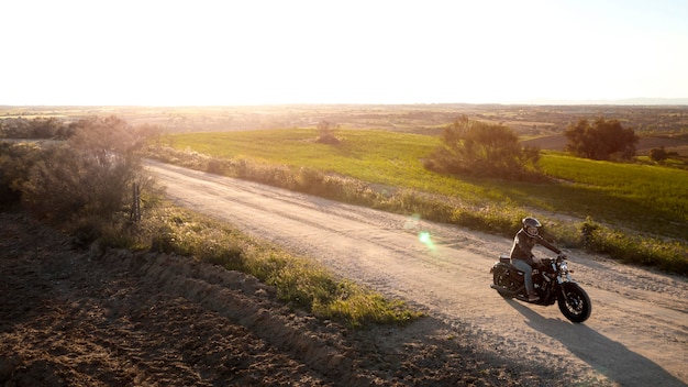 Transport concept with motorcycle