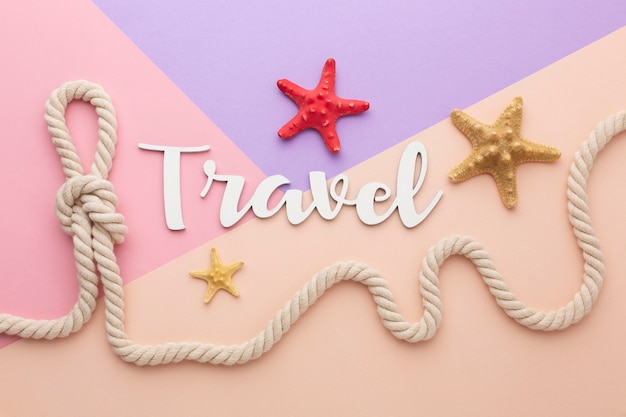 Free Photo travel concept with starfish