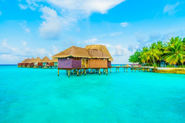 Free photo travel maldives resort sea holiday