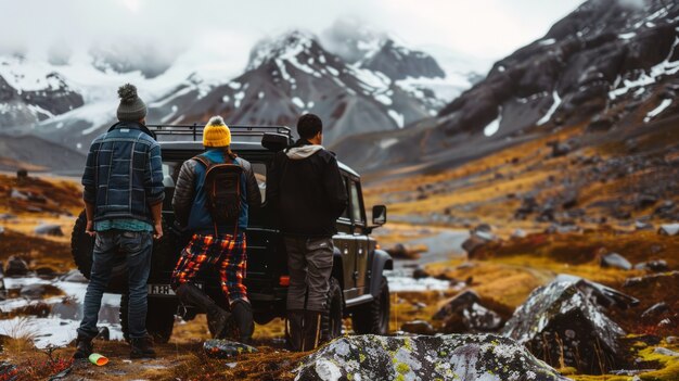 Traveling with off-road car