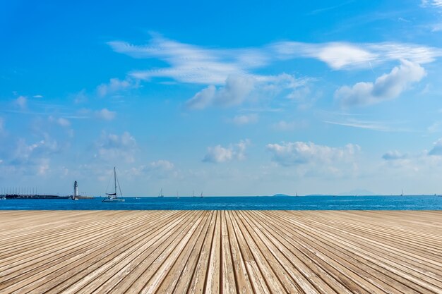 travelling wood floor scene pier holiday