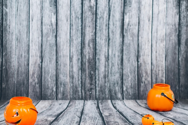 Free Photo trick or treat baskets