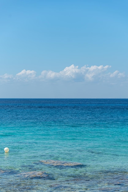 Tropical beach on a sunny day