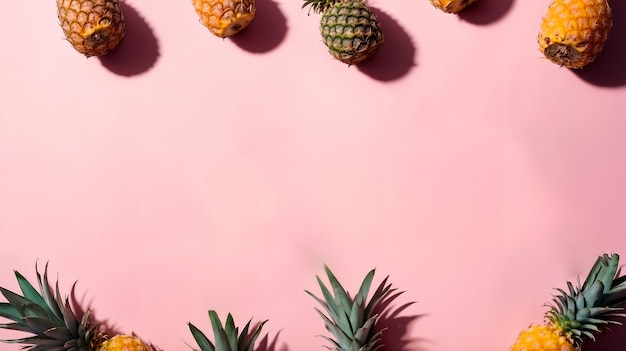 Free Photo tropical fruits composition