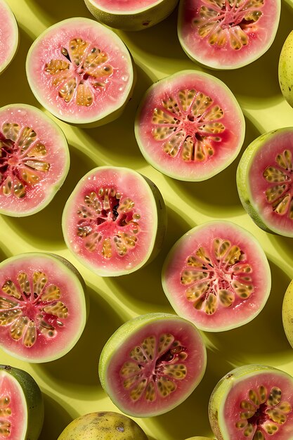 Tropical fruits pattern