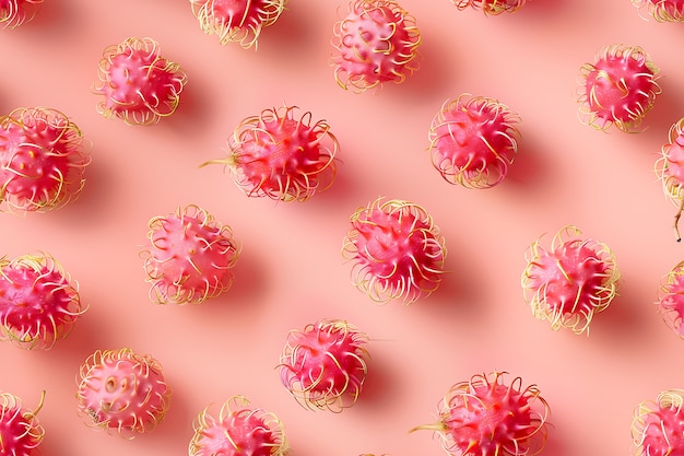 Free photo tropical fruits pattern