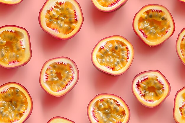 Tropical fruits pattern