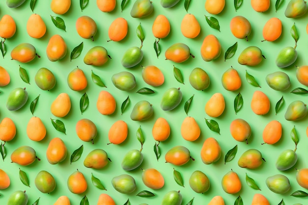 Free photo tropical fruits pattern