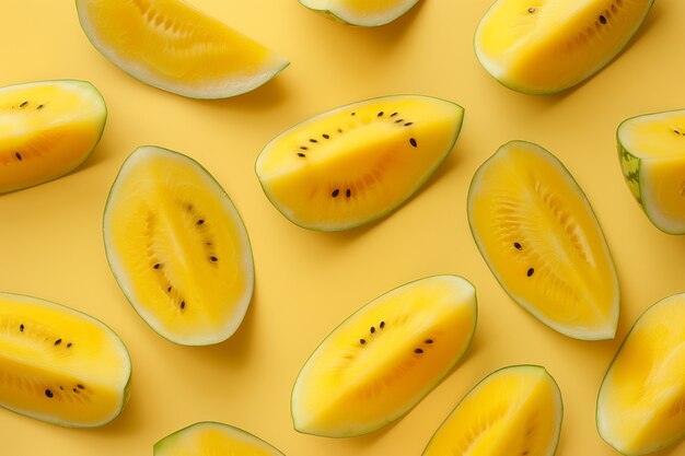 Tropical fruits pattern