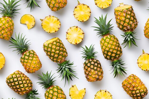 Tropical fruits pattern