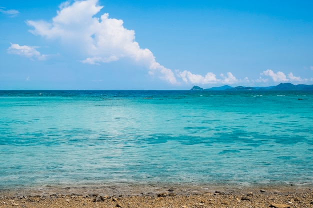 Tropical turquoise sea