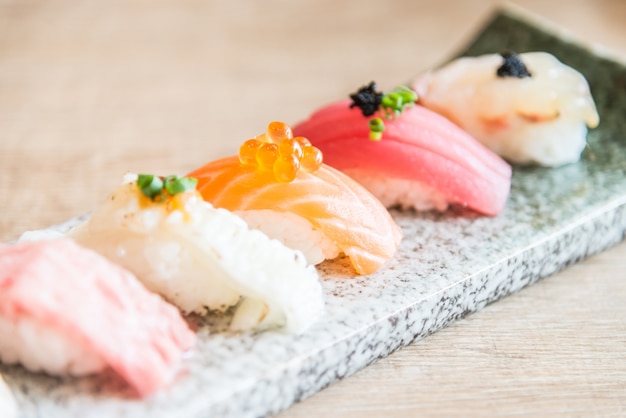 Free Photo tuna wasabi raw seafood japanese