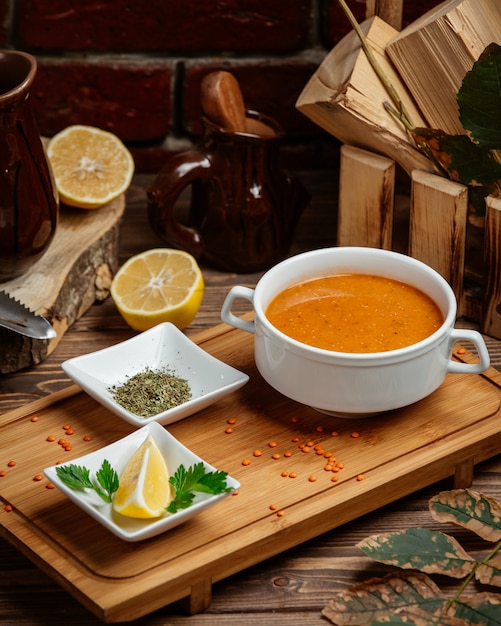 Turkish soup with spices