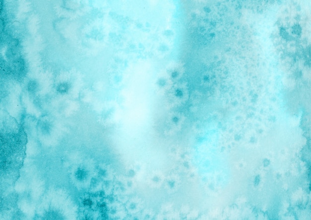 Free Photo turquoise watercolor texture