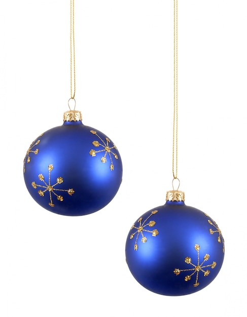 Two christmas balls