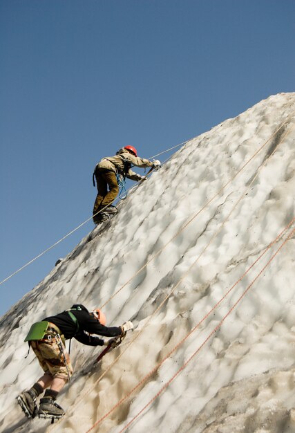 Two mountaineers