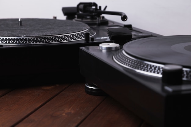 Free Photo two record players